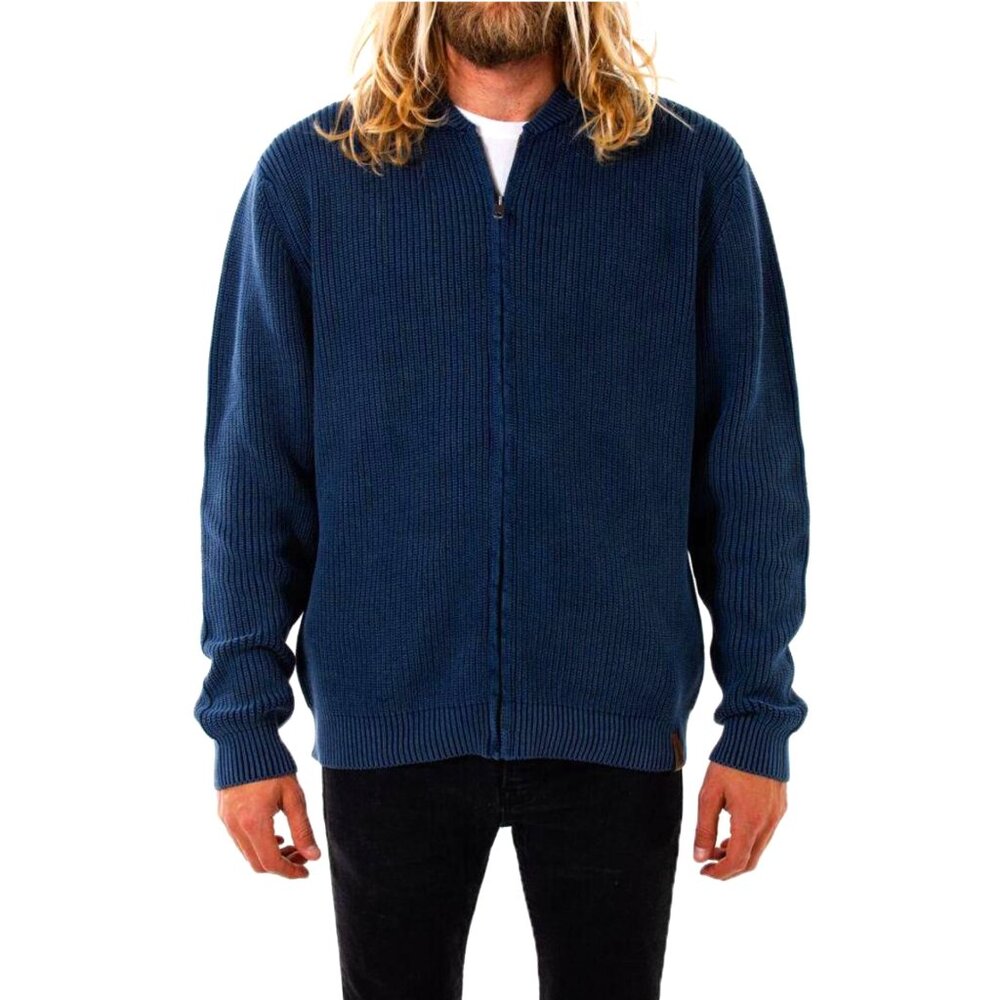 NWTs Katin Men's Roger Sweater Zip-Up Cardigan Navy Size Large (See Description)